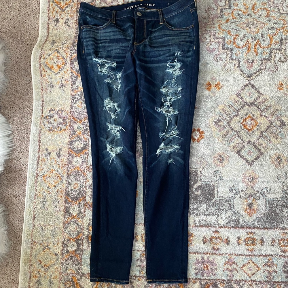 Ripped American Eagle jeans